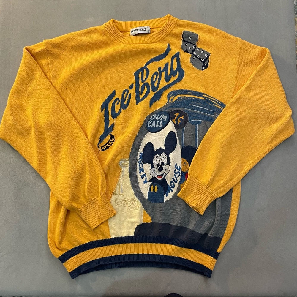 Iceberg Mickey gumball sweater